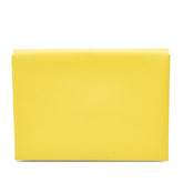 エルメス カルヴィGM クラッチバッグ イエロー ヴォーエプソン レディース HERMES 【中古】