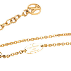 ルイ ヴィトン エセンシャルV ネックレス M61083 ゴールド メッキ レディース LOUIS VUITTON 中古