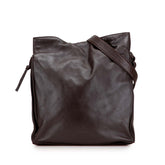 ロエベ アナグラム ショルダーバッグ ブラウン レザー レディース LOEWE 【中古】