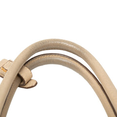 プラダ 三角ロゴプレート ハンドバッグ ショルダーバッグ 2WAY BN2693 ベージュ レザー レディース PRADA 【中古】
