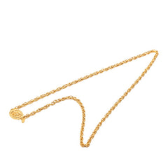 シャネル ヴィンテージ ココマーク チェーン ネックレス ゴールド メッキ メンズ CHANEL 【中古】