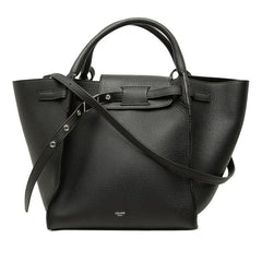 セリーヌ ビッグバッグ スモール ハンドバッグ トートバッグ ショルダーバッグ 2WAY ブラック レザー レディース CELINE 中古