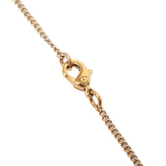 シャネル ココマーク チェーン ペンダント ネックレス ゴールド メッキ ラインストーン レディース CHANEL 【中古】