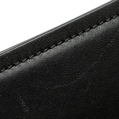 サルヴァトーレフェラガモ ガンチーニ クラッチバッグ GG-24 A233 ブラック ワインレッド バイカラー レザー レディース Salvatore Ferragamo 【中古】