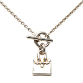 エルメス バーキン アミュレット ネックレス SV925 シルバー レディース HERMES 中古