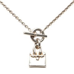 エルメス バーキン アミュレット ネックレス SV925 シルバー レディース HERMES 【中古】