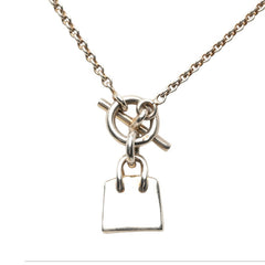 エルメス バーキン アミュレット ネックレス SV925 シルバー レディース HERMES 【中古】