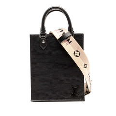 ルイ ヴィトン エピ プティット サックプラ ハンドバッグ ショルダーバッグ 2WAY M69441 ノワール ブラック レザー レディース LOUIS VUITTON 【中古】