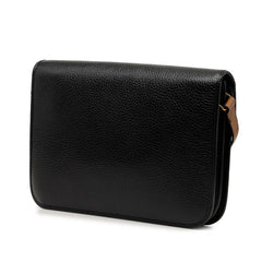ディオール 斜め掛け ショルダーバッグ ブラック ブラウン レザー レディース Dior 【中古】