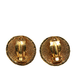 シャネル ヴィンテージ ココマーク 編み込み イヤリング ゴールド メッキ レディース CHANEL 【中古】