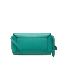 セリーヌ ベルトバッグ ハンドバッグ ショルダーバッグ 2WAY グリーン レザー レディース CELINE 【中古】