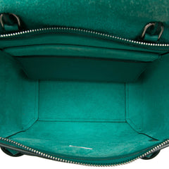 セリーヌ ベルトバッグ ハンドバッグ ショルダーバッグ 2WAY グリーン レザー レディース CELINE 【中古】
