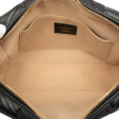 ルイ ヴィトン ダミエジャイアント トロカMM チェーン ショルダーバッグ M59114 ノワール ブラック レザー レディース LOUIS VUITTON 【中古】