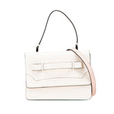 ヴァレンティノ ハンドバッグ ショルダーバッグ 2WAY ホワイト ピンク レザー レディース VALENTINO 中古