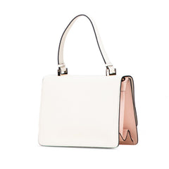 ヴァレンティノ ハンドバッグ ショルダーバッグ 2WAY ホワイト ピンク レザー レディース VALENTINO 中古