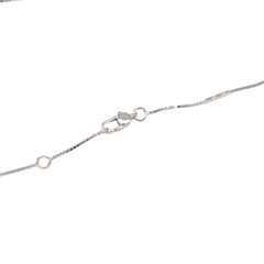 グッチ サークル ネックレス K18WG ホワイトゴールド ダイヤモンド レディース GUCCI 【中古】