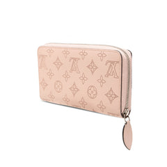 ルイ ヴィトン モノグラム マヒナ ジッピー ウォレット 長財布 M82755 ローズジャスミン ピンク レザー レディース LOUIS VUITTON 【中古】