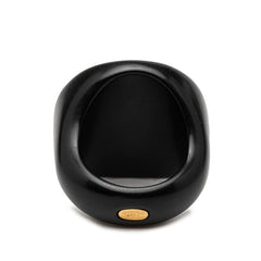 シャネル ココマーク フラワー モチーフ リング 指輪 ブラック プラスチック レディース CHANEL 【中古】