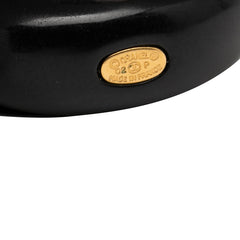 シャネル ココマーク フラワー モチーフ リング 指輪 ブラック プラスチック レディース CHANEL 【中古】