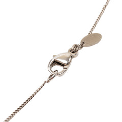シャネル ココマーク ペンダント ネックレス 08A シルバー ラインストーン メッキ レディース CHANEL 【中古】