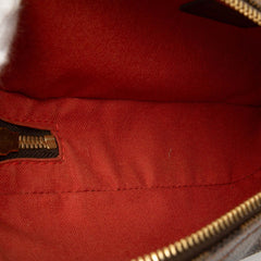 ルイ ヴィトン ダミエ ジェロニモス ショルダーバッグ ボディバッグ ウエストバッグ N51994 ブラウン PVC レザー メンズ LOUIS VUITTON 【中古】