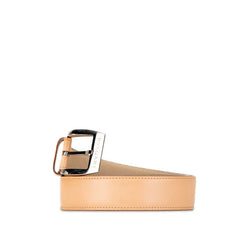 ブルガリ ベルト ベージュ レザー メンズ BVLGARI 【中古】