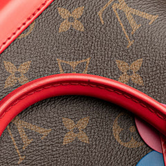 ルイ ヴィトン モノグラム アルマBB ハンドバッグ ショルダーバッグ 2WAY M41659 フラミンゴ レッド ブラウン PVC レザー レディース LOUIS VUITTON 【中古】