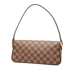 ルイ ヴィトン ダミエ レコレータ ワンショルダーバッグ ハンドバッグ N51299 ブラウン PVC レザー レディース LOUIS VUITTON 【中古】