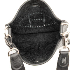 エルメス ミニエヴリン TPM ショルダーバッグ ブラック トリヨンクレマンス レディース HERMES 【中古】