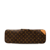 ルイ ヴィトン モノグラム エテュイ 5 クラヴァット ネクタイケース M47535 ブラウン PVC レザー レディース LOUIS VUITTON 【中古】