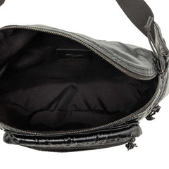 サンローラン NUXX ヌックス ウエストバッグ ボディバッグ ブラック ナイロン ポリアミド レディース SAINT LAURENT 【中古】