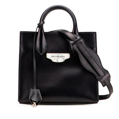 バレンシアガ ミニオールアフタヌーン ハンドバッグ ショルダーバッグ 2WAY 371592 ブラック レザー レディース BALENCIAGA 【中古】
