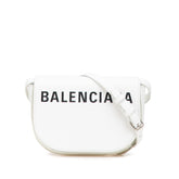 バレンシアガ ヴィル デイバッグ ショルダーバッグ 550639 ホワイト レザー レディース BALENCIAGA 中古