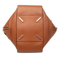ロエベ アナグラム ハンモック スモール ハンドバッグ ショルダーバッグ 2WAY ブラウン レザー レディース LOEWE 【中古】