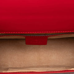 グッチ シルヴィ ショルダーバッグ 421882 ホワイト レザー レディース GUCCI 【中古】