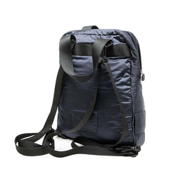 シャネル リュック バッグパック ネイビー ブラック ナイロン レディース CHANEL 【中古】