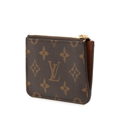 ルイ ヴィトン カードケース ポルト カルト ロミー コインケース フラグメントケース M81880 ブラウン PVC レディース LOUIS VUITTON 【中古】