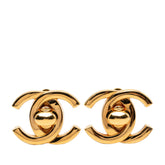 シャネル ココマーク ターンロック ヴィンテージ イヤリング 95A ゴールド メッキ レディース CHANEL 【中古】