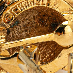 シャネル ココマーク ラウンド イヤリング ゴールド メッキ レディース CHANEL 【中古】