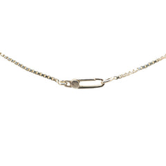 グッチ オープンクロス 十字架 モチーフ ネックレス SV925 シルバー レディース GUCCI 【中古】