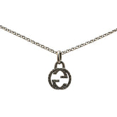 グッチ インターロッキングG ネックレス SV925 シルバー レディース GUCCI 【中古】