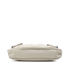 バレンシアガ ル カゴール ミニ XS ハンドバッグ チェーンショルダーバッグ 2WAY 695814 ホワイト レザー レディース BALENCIAGA 【中古】