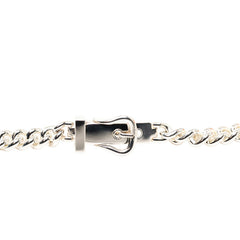 エルメス ブックルセリエ アンフレクシブル ネックレス サイズ46 SV925 シルバー レディース HERMES 【中古】