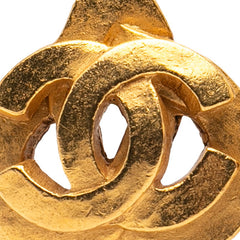 シャネル ヴィンテージ ココマーク ハート イヤリング ゴールド メッキ レディース CHANEL 【中古】