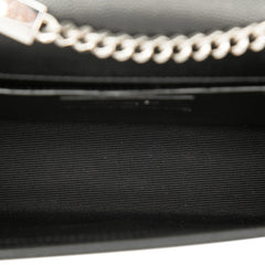サンローラン ケイト スモール YSLロゴ チェーン ショルダーバッグ 469390BOW0N1000 ブラック シルバー レザー レディース SAINT LAURENT 【中古】