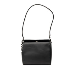 サルヴァトーレフェラガモ ガンチーニ ワンショルダーバッグ BL-217651 ブラック パテントレザー レディース Salvatore Ferragamo 【中古】