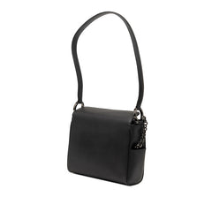 サルヴァトーレフェラガモ ガンチーニ ワンショルダーバッグ BL-217651 ブラック パテントレザー レディース Salvatore Ferragamo 【中古】
