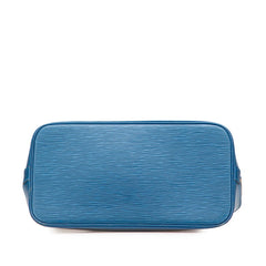ルイ ヴィトン エピ アルマPM ハンドバッグ M52145 トレドブルー レザー レディース LOUIS VUITTON 【中古】