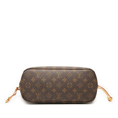 ルイ ヴィトン モノグラム ネヴァーフルPM トートバッグ ハンドバッグ M40155 ブラウン PVC レザー レディース LOUIS VUITTON 【中古】