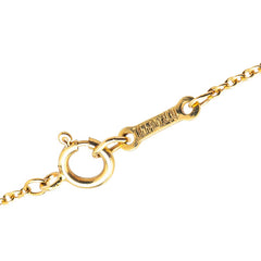 ティファニー K18YG イエローゴールド エルサ ペレッティ アップル リンゴ ネックレス レディース TIFFANY&Co. 【中古】
